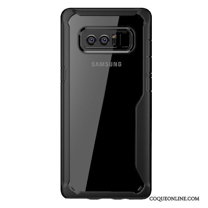 Samsung Galaxy Note 8 Coque Silicone Créatif Protection Tendance Très Mince Tout Compris Noir