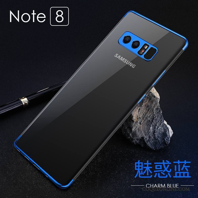 Samsung Galaxy Note 8 Fluide Doux Étoile Incassable Transparent Tendance Étui Coque De Téléphone