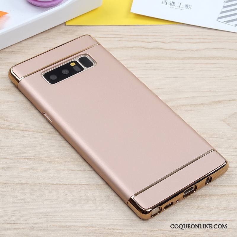 Samsung Galaxy Note 8 Or Rose Coque Étoile Tout Compris Difficile Étui Protection