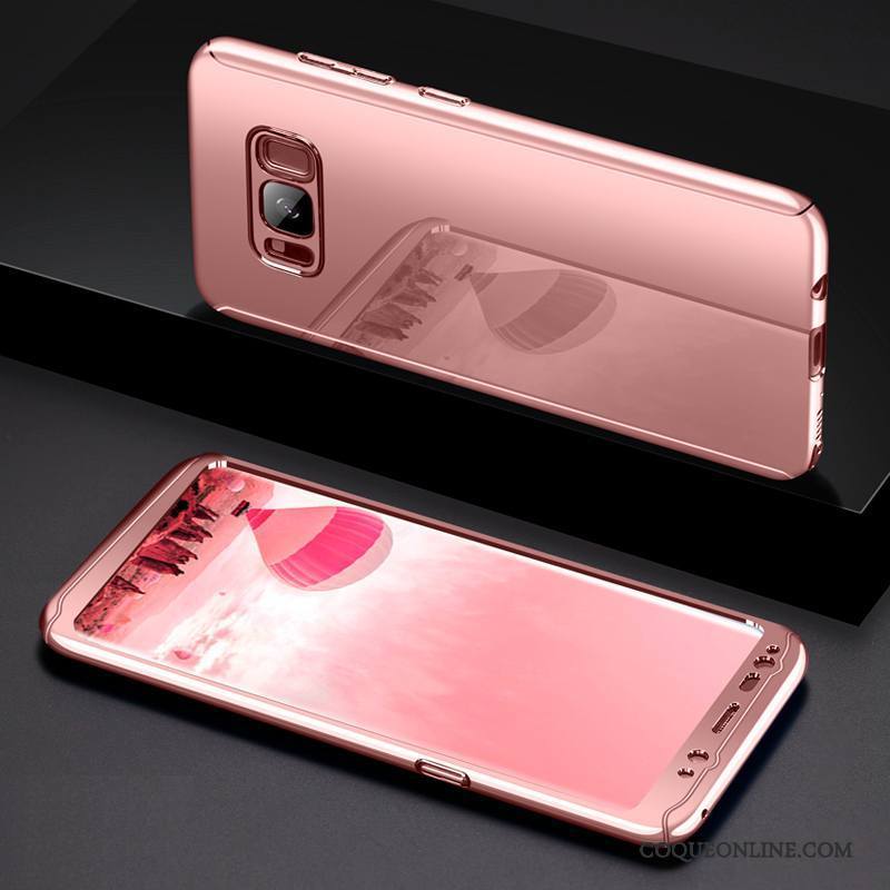 Samsung Galaxy Note 8 Tendance Or Rose Étui Étoile Légère Tout Compris Coque De Téléphone