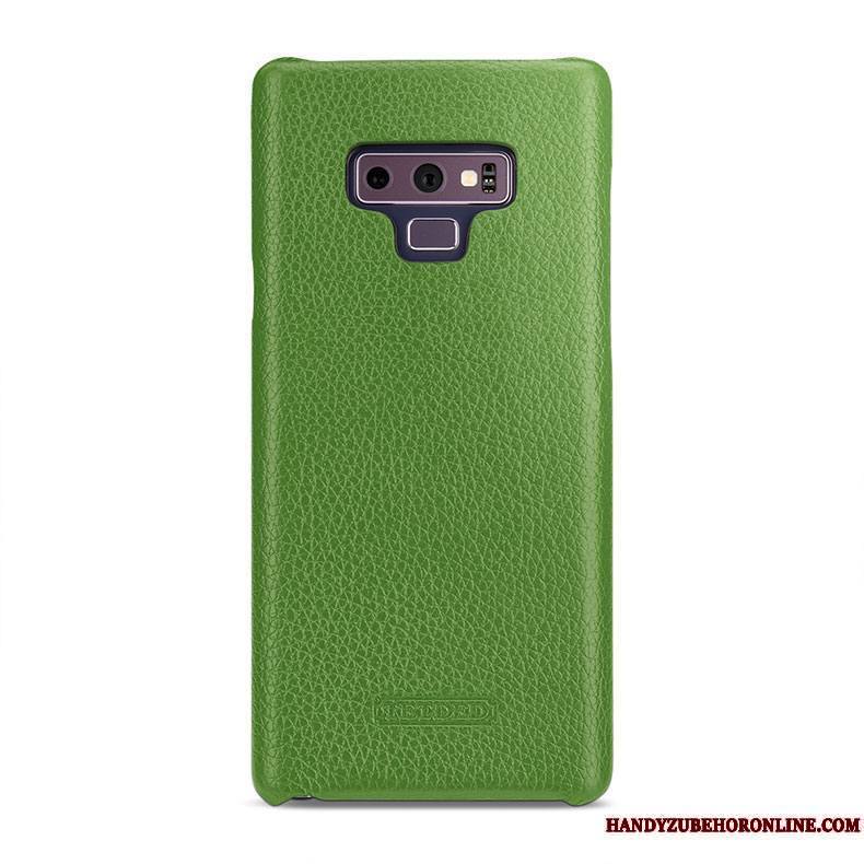 Samsung Galaxy Note 9 Coque Protection De Téléphone Étui Cuir Véritable Étoile Couvercle Arrière