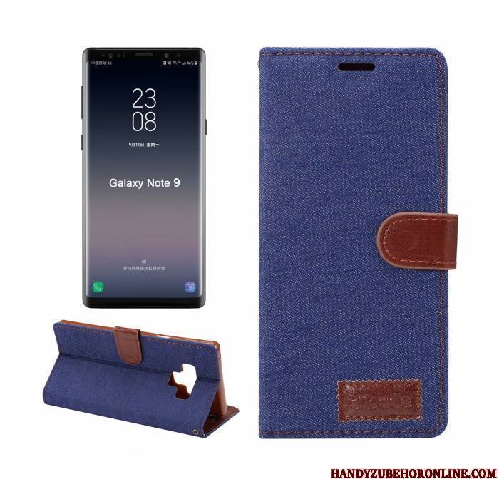 Samsung Galaxy Note 9 Modèle Fleurie Étui Protection Étoile Coque Étui En Cuir Téléphone Portable