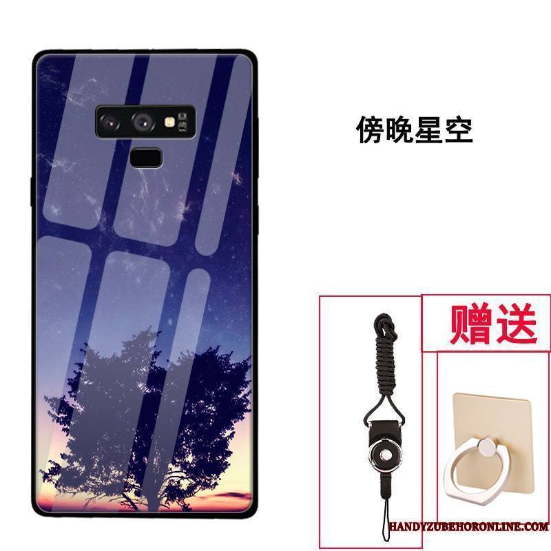 Samsung Galaxy Note 9 Étoile Créatif Coque Violet Protection Téléphone Portable Personnalité