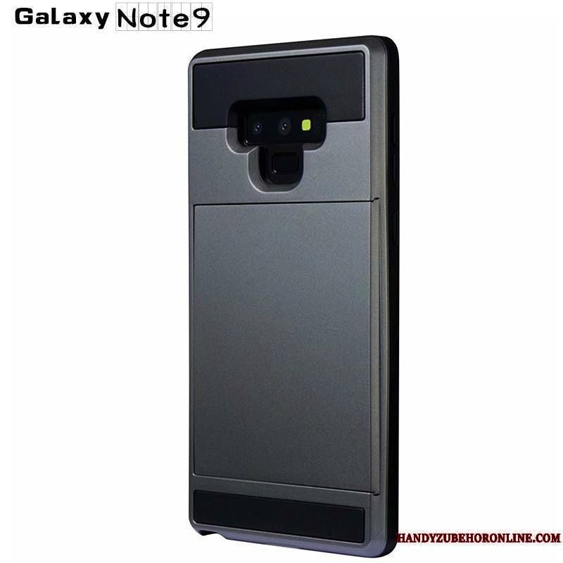 Samsung Galaxy Note 9 Étui Étoile Protection Gris Personnalité Incassable Coque De Téléphone