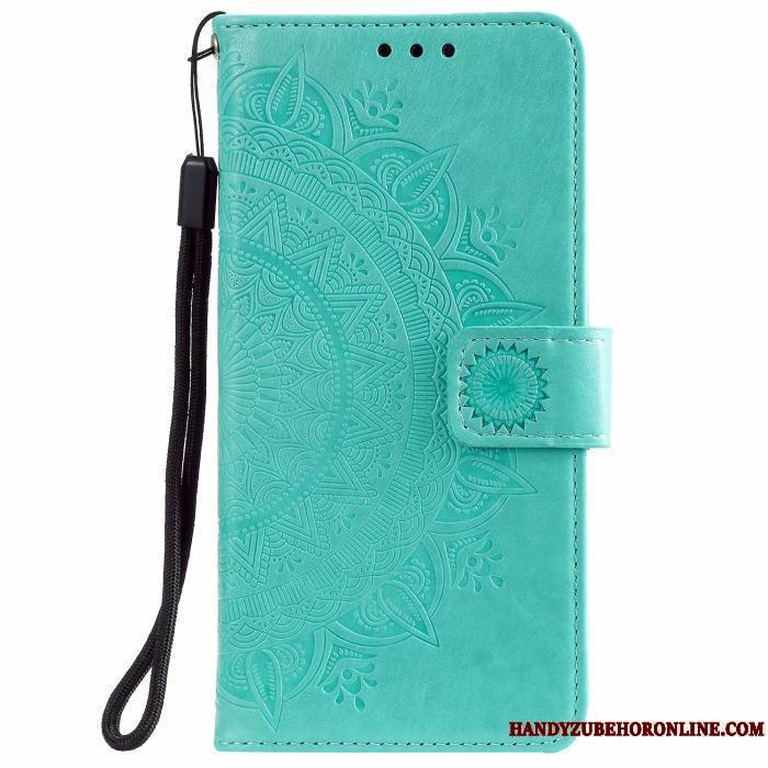 Samsung Galaxy Note20 Étui En Cuir Étoile Carte Coque De Téléphone Vert Housse Protection