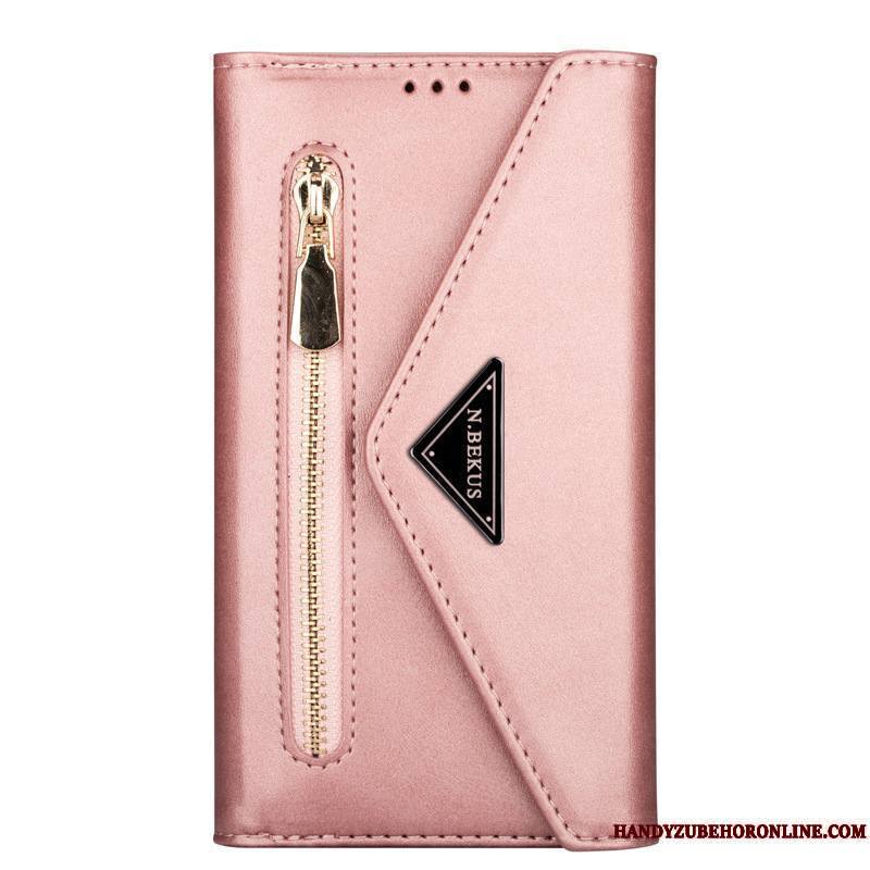 Samsung Galaxy Note20 Étui En Cuir Étoile Rose Housse Coque De Téléphone