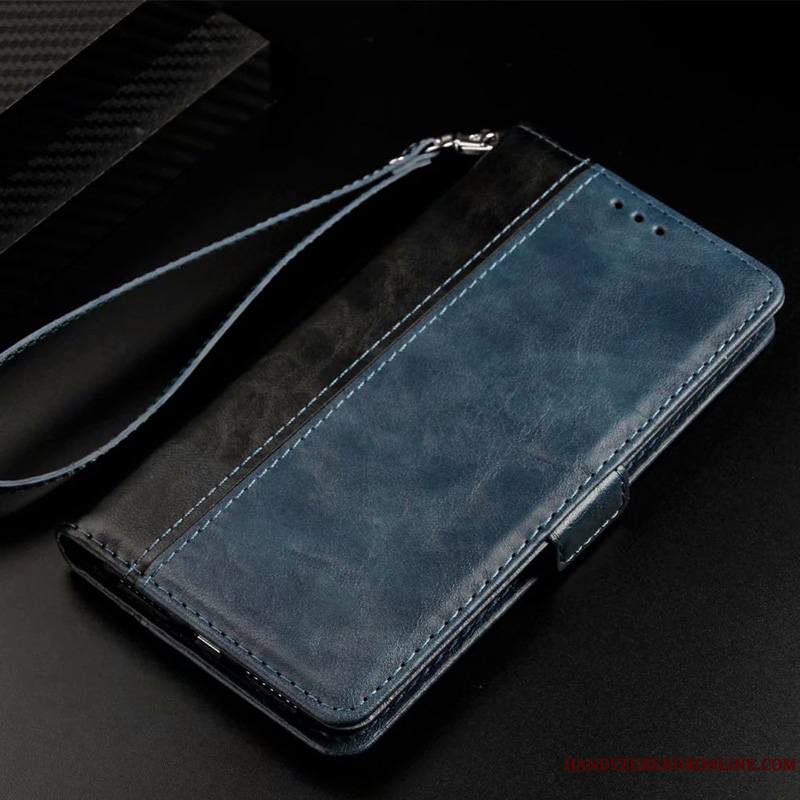 Samsung Galaxy S10 5g Étoile Business Coque De Téléphone Housse Bleu Étui En Cuir