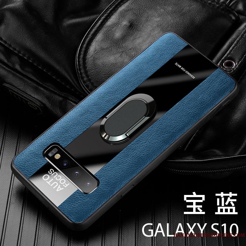 Samsung Galaxy S10 Coque Tout Compris Étoile Nouveau Incassable Bleu Luxe Magnétisme