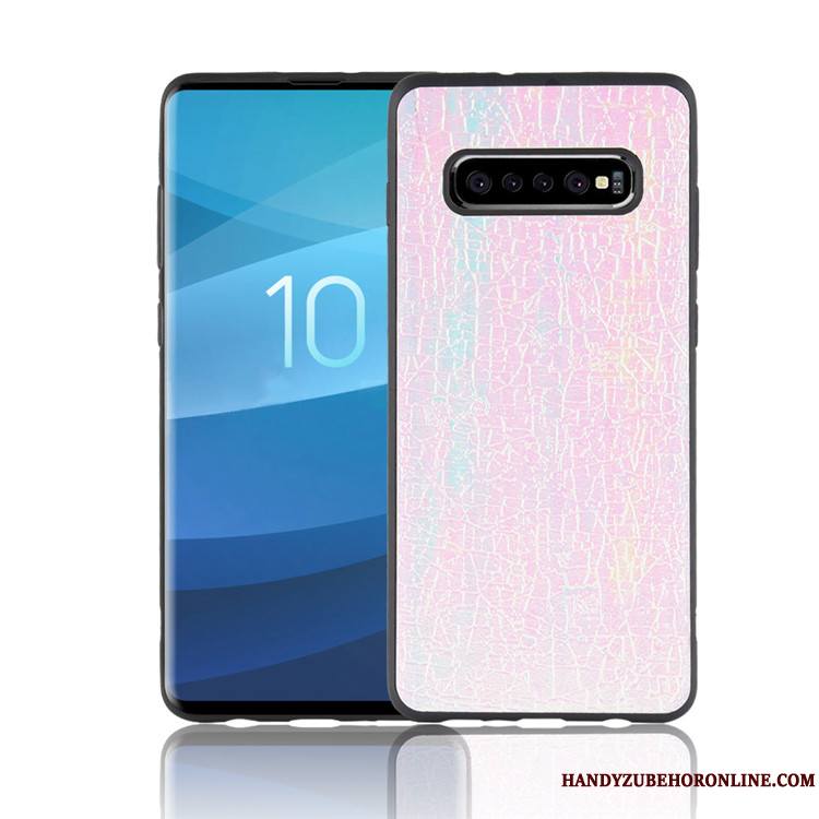 Samsung Galaxy S10 Créatif Incassable Personnalité Étui Noir Étoile Coque