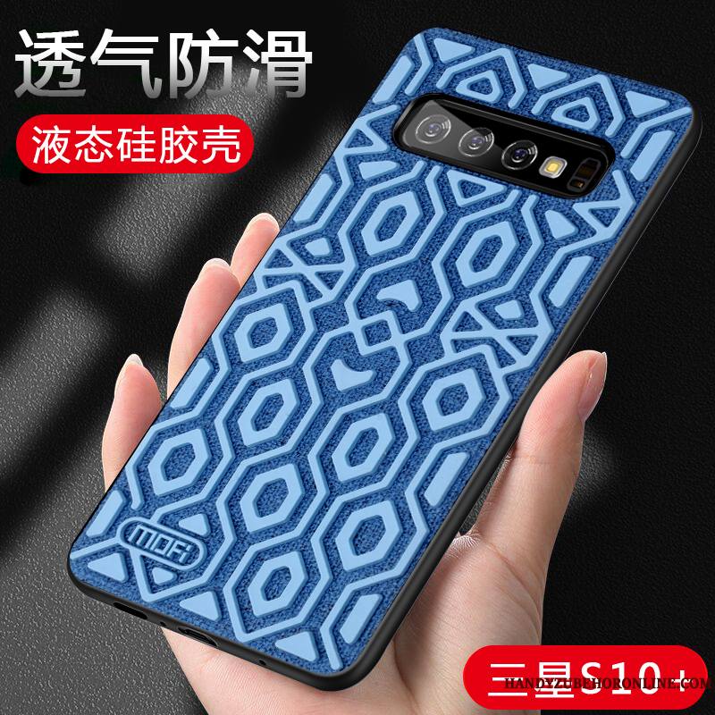 Samsung Galaxy S10+ Créatif Étoile Coque De Téléphone Luxe Antidérapant Silicone Protection