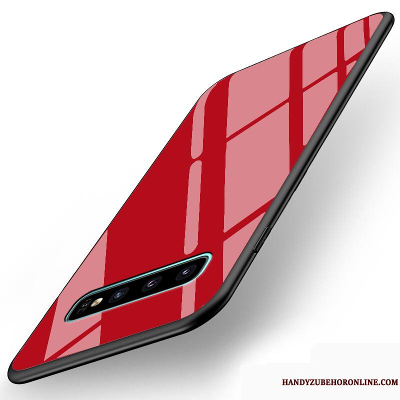 Samsung Galaxy S10 Incassable Simple Silicone Étui Tout Compris Personnalité Coque De Téléphone