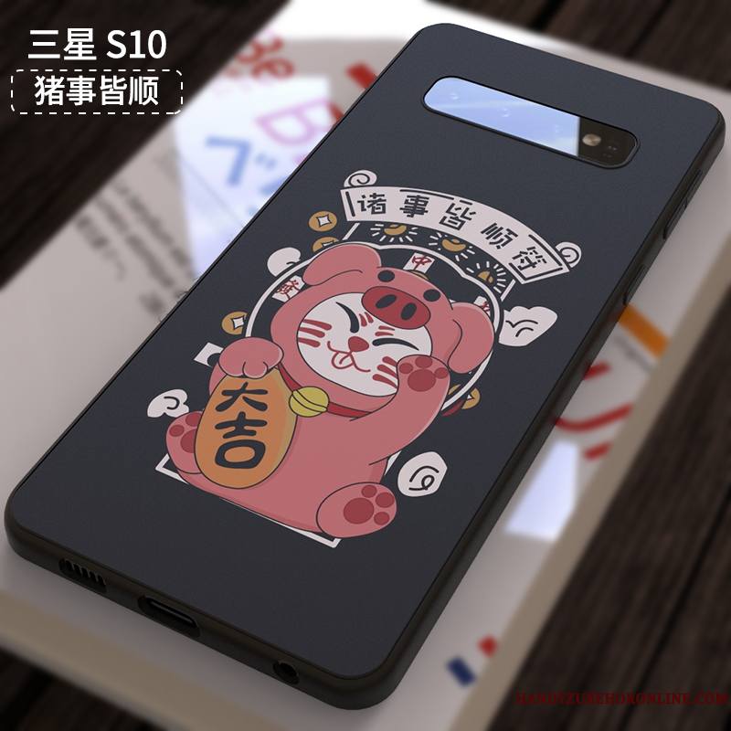 Samsung Galaxy S10 Incassable Tout Compris Silicone Coque De Téléphone Étoile Marque De Tendance Étui