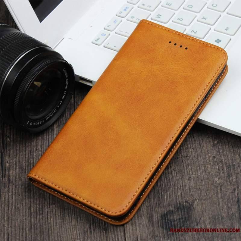 Samsung Galaxy S10 Lite Étui En Cuir Housse Coque De Téléphone Étoile Jaune Chaud