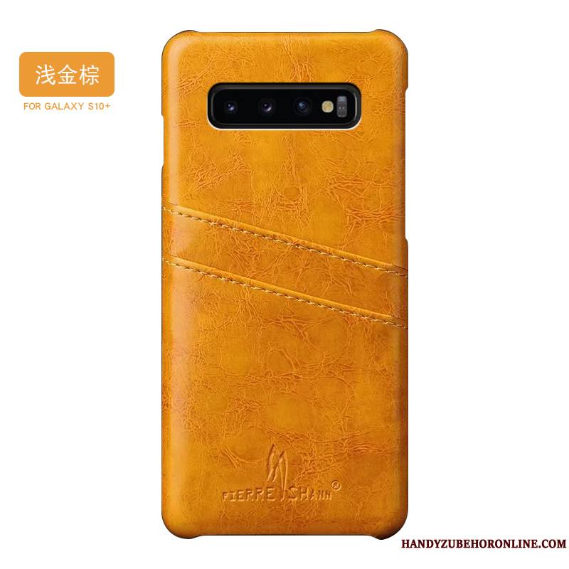 Samsung Galaxy S10+ Nouveau Personnalité Marque De Tendance Coque De Téléphone Téléphone Portable Luxe Étui