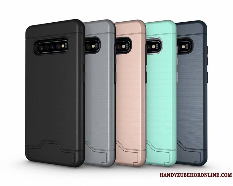 Samsung Galaxy S10 Étui Étoile Coque De Téléphone Protection Simple Gris Incassable