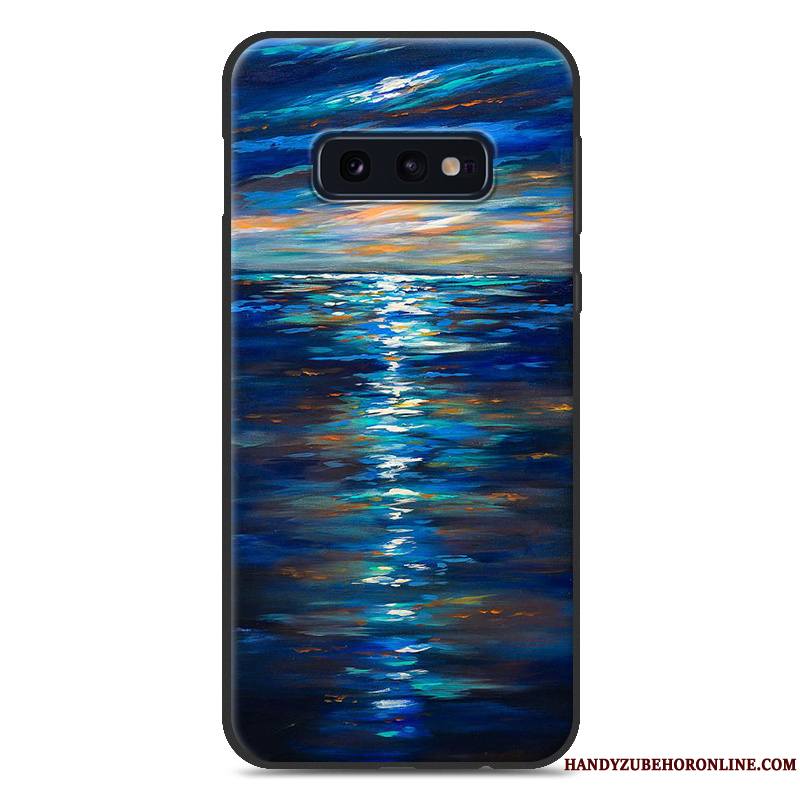 Samsung Galaxy S10e Fluide Doux Mode Créatif Étoile Silicone Étui Coque De Téléphone