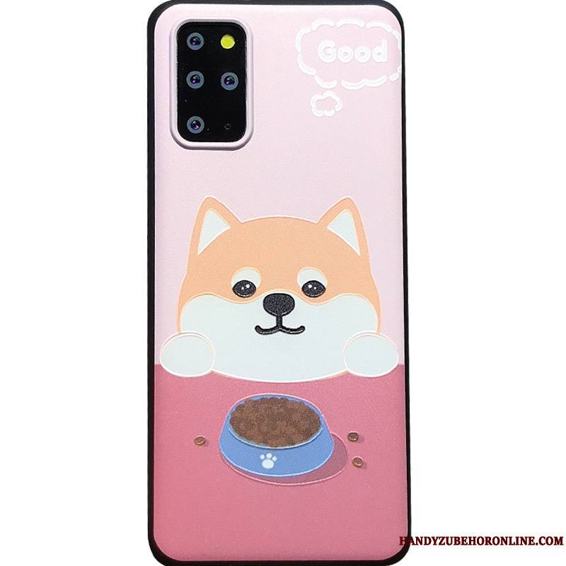 Samsung Galaxy S20+ Coque De Téléphone Dessin Animé Protection Fluide Doux Étui Chiens Personnalité