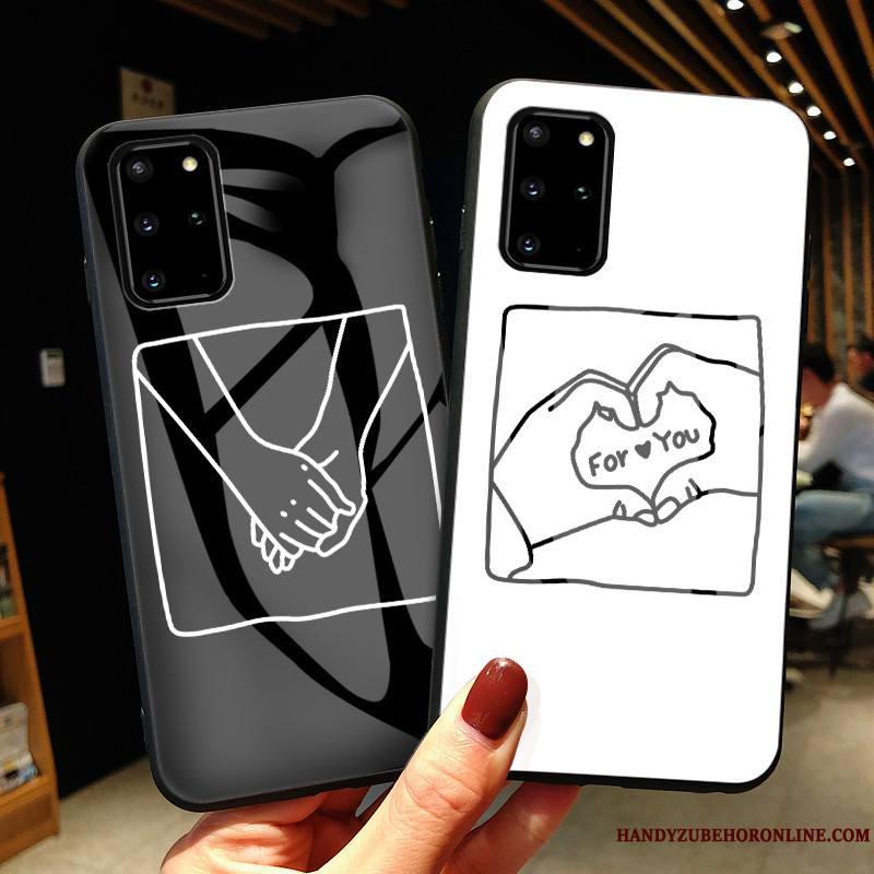 Samsung Galaxy S20+ Coque Simple Étoile Incassable Mode Étui Amoureux Verre