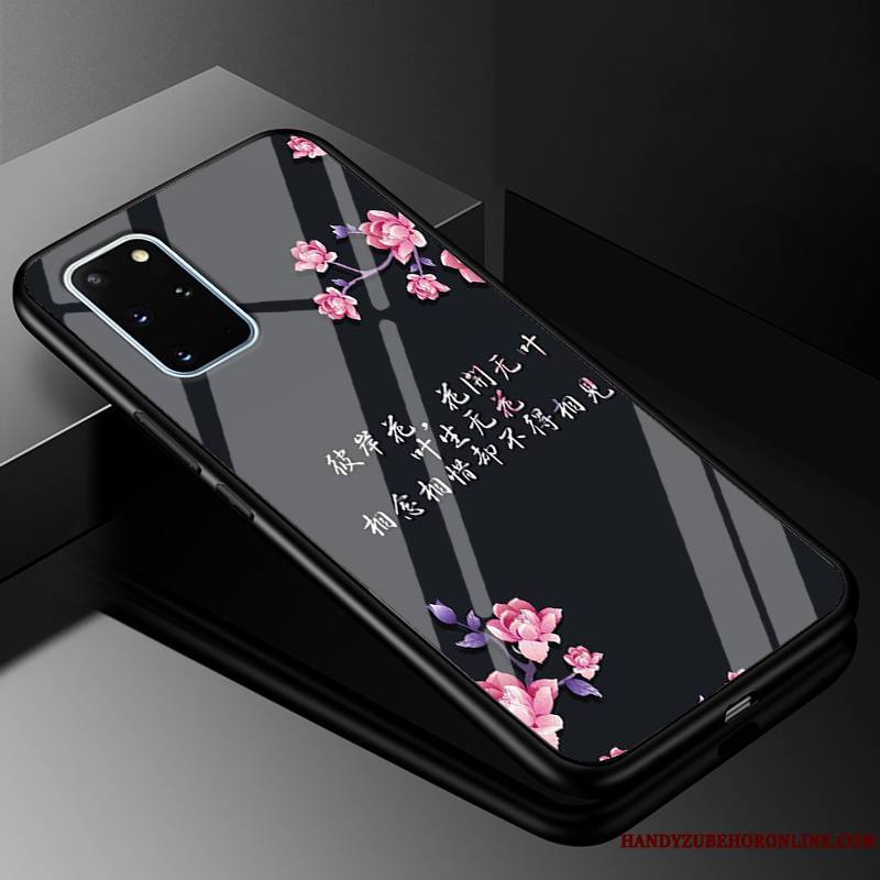 Samsung Galaxy S20+ Noir Tout Compris Étoile Coque Silicone Protection Mode