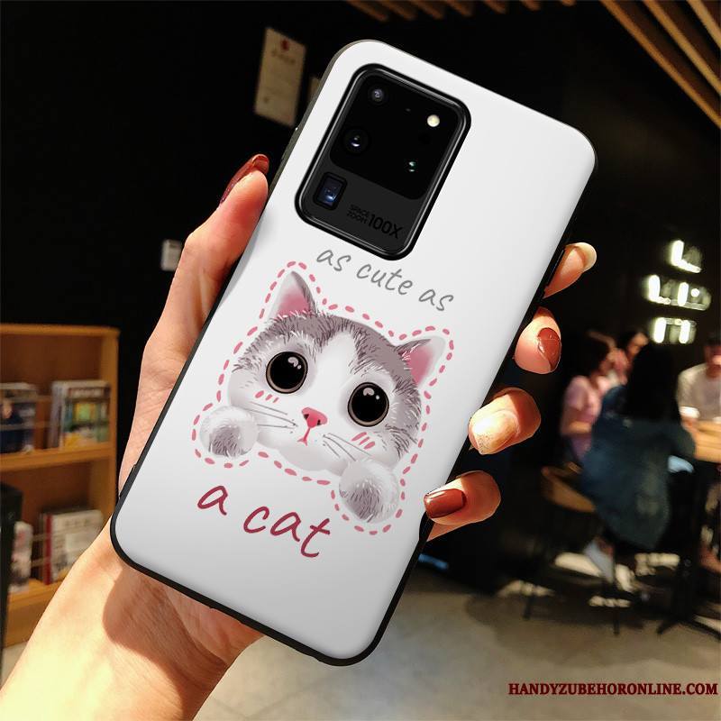 Samsung Galaxy S20 Ultra Coque Protection Dessin Animé Charmant Incassable Étoile Blanc Tout Compris