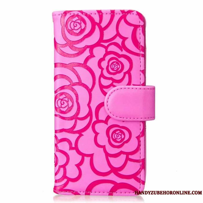 Samsung Galaxy S20 Ultra Coque Protection Rose Portefeuille Fleur Étui En Cuir Étoile Téléphone Portable