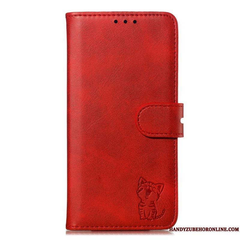 Samsung Galaxy S20 Ultra Étoile Coque De Téléphone Étui En Cuir Protection Housse Incassable Rouge