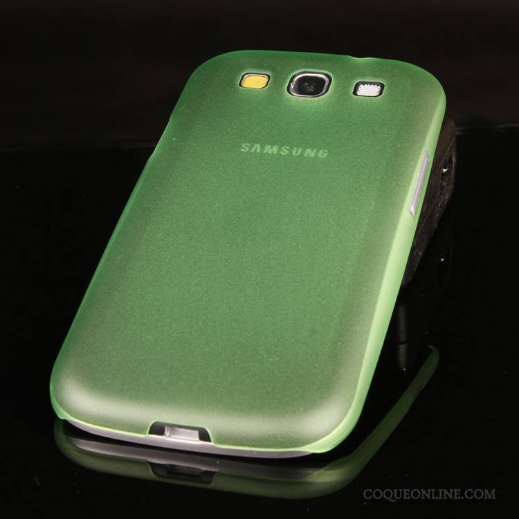 Samsung Galaxy S3 Étoile Protection Délavé En Daim Coque De Téléphone Tendance Vert Étui
