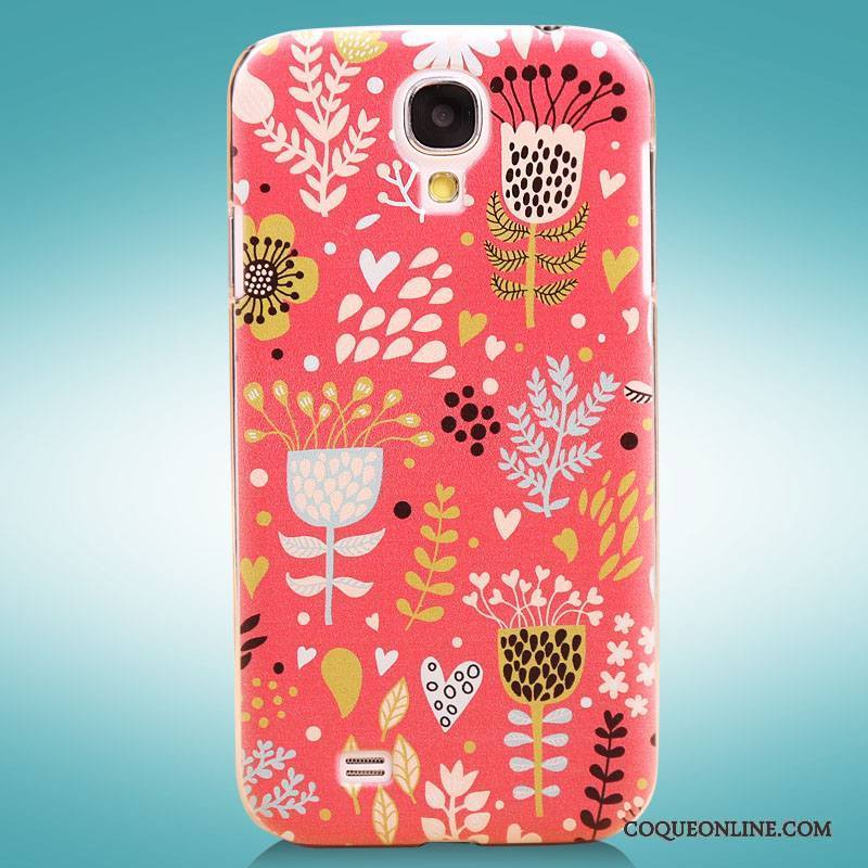 Samsung Galaxy S4 Coque De Téléphone Étoile Rose Étui Protection Peinture