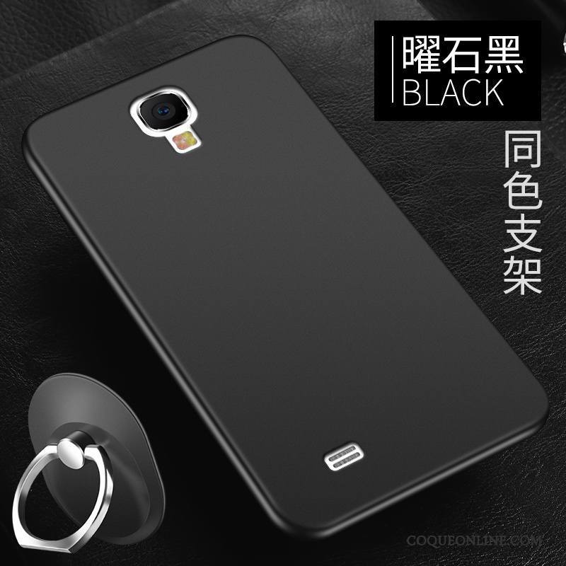 Samsung Galaxy S4 Étoile Délavé En Daim Coque De Téléphone Incassable Noir Protection Tout Compris