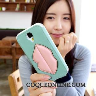 Samsung Galaxy S4 Étui En Cuir Coque De Téléphone Bleu Étoile Protection Téléphone Portable Charmant