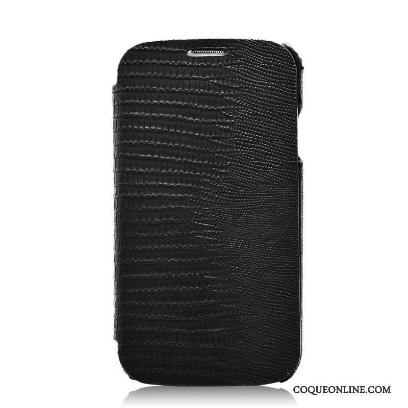 Samsung Galaxy S4 Étui En Cuir Étoile Protection Noir Nouveau Coque De Téléphone