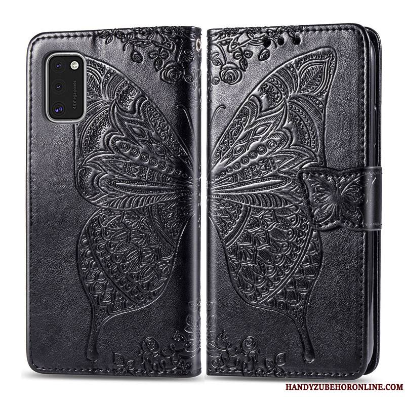 Samsung Galaxy S41 Gaufrage Similicuir Étui En Cuir Coque De Téléphone Étoile Papillon Fleur