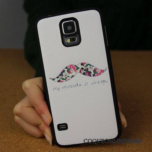 Samsung Galaxy S5 Coque Silicone Fluide Doux Étoile Difficile Couvercle Arrière Incassable Protection