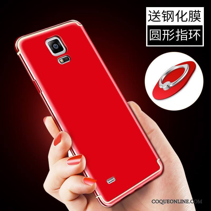 Samsung Galaxy S5 Tout Compris Étui Silicone Étoile Fluide Doux Coque De Téléphone Rouge