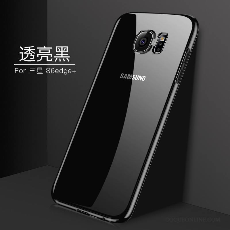 Samsung Galaxy S6 Edge + Coque De Téléphone Protection Très Mince Étoile Difficile Noir Tendance