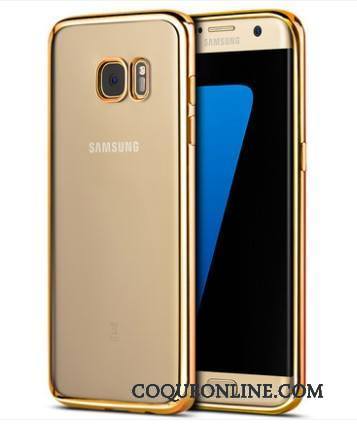 Samsung Galaxy S6 Edge + Coque De Téléphone Protection Étoile Étui Silicone Or Fluide Doux