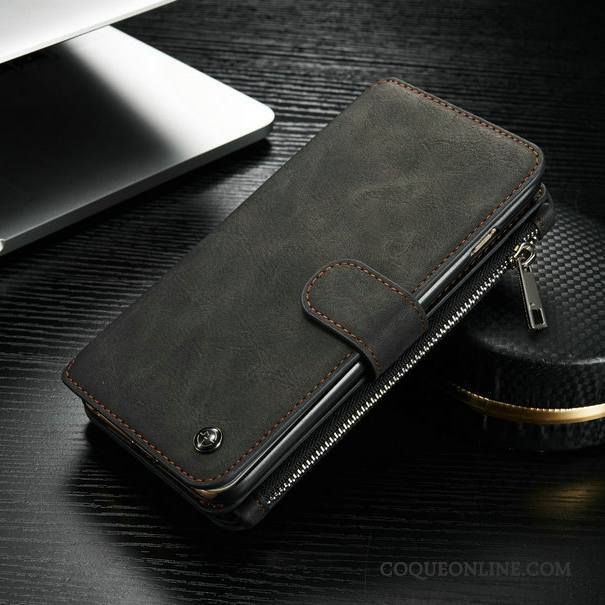 Samsung Galaxy S6 Edge Téléphone Portable Étoile Portefeuille Protection Étui En Cuir Noir Coque