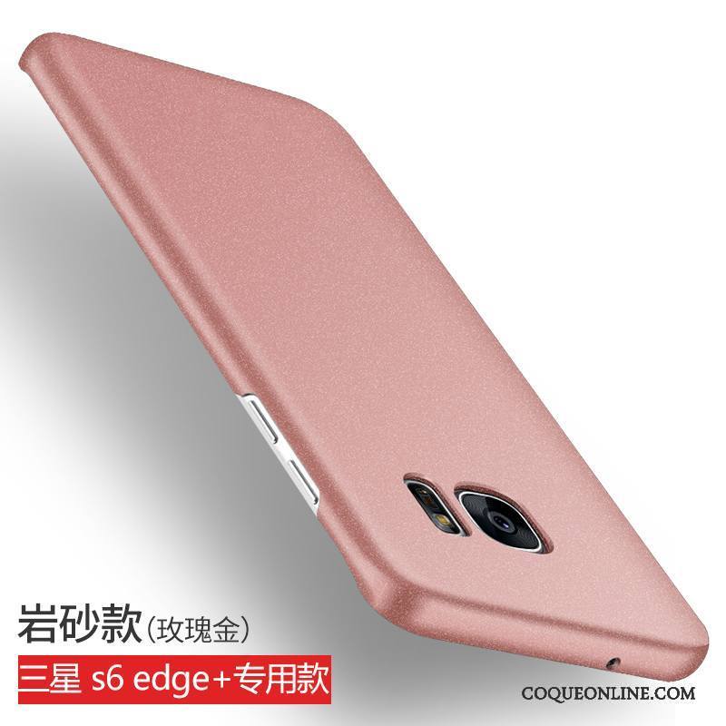 Samsung Galaxy S6 Edge + Étui Incassable Coque Rose Étoile De Téléphone Couleur