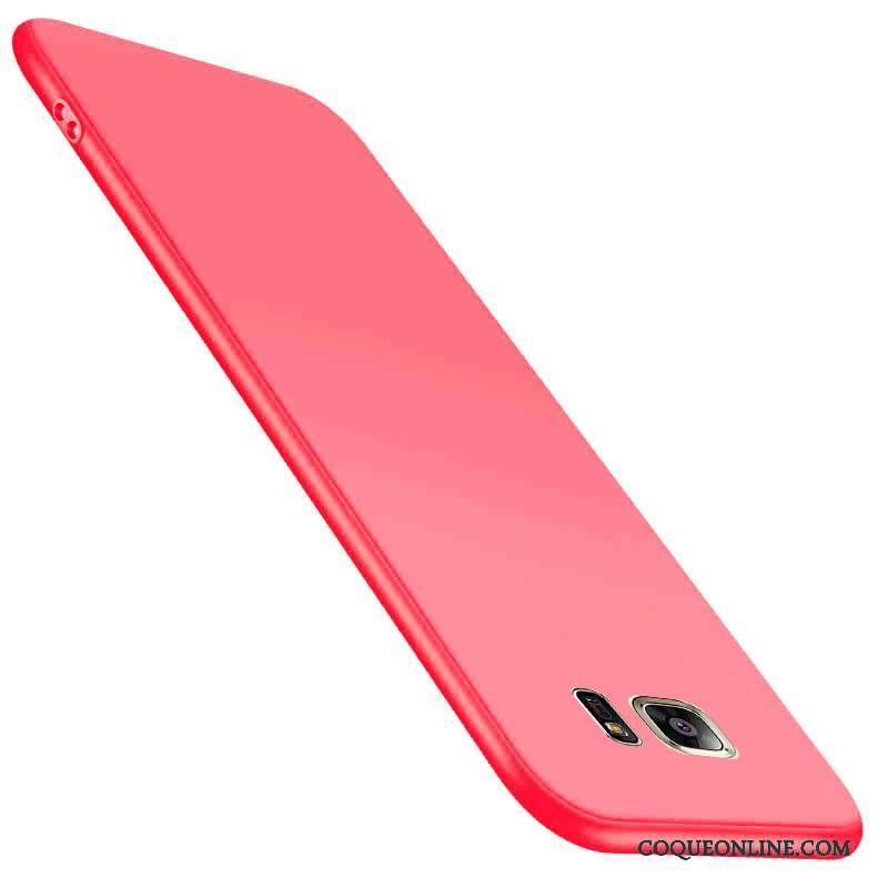 Samsung Galaxy S7 Coque Délavé En Daim Légères Rose Protection Étui De Téléphone