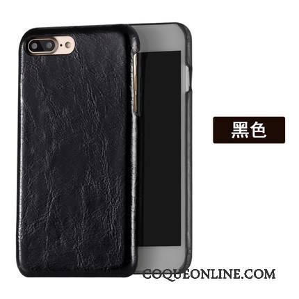 Samsung Galaxy S7 Cuir Véritable Noir Incassable Vintage Business Coque Luxe