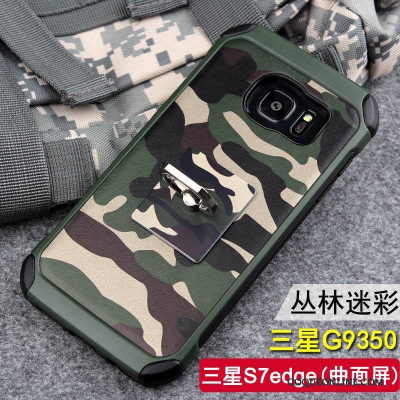 Samsung Galaxy S7 Edge Camouflage Protection Incassable Étui Personnalité Coque De Téléphone Tendance