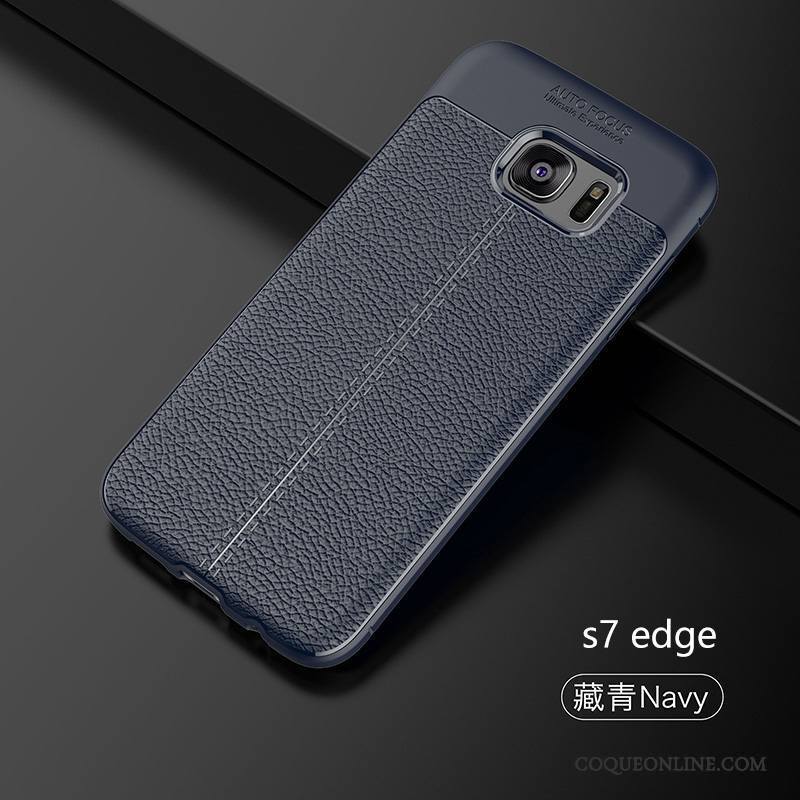 Samsung Galaxy S7 Edge Coque De Téléphone Étui Simple Silicone Protection Tendance Incassable