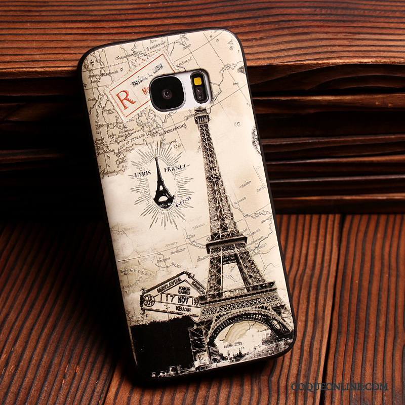 Samsung Galaxy S7 Edge Fluide Doux Coque Tendance Dessin Animé Étoile Protection De Téléphone