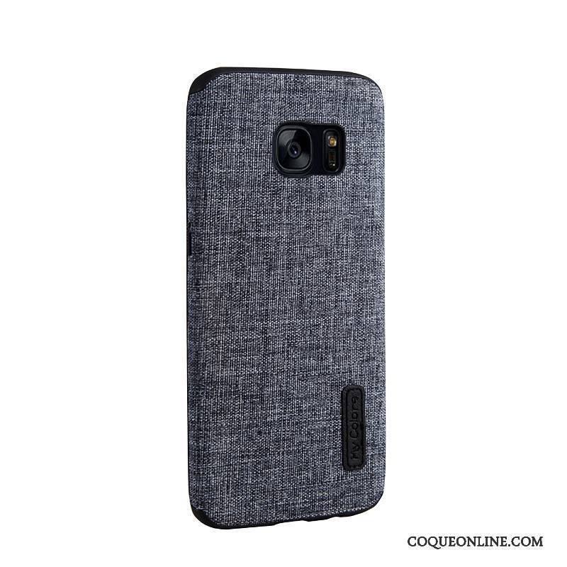 Samsung Galaxy S7 Edge Fluide Doux Protection Incassable Étoile Gris Coque De Téléphone Business