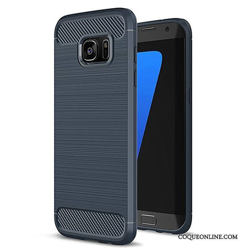 Samsung Galaxy S7 Edge Étoile Bleu Tout Compris Téléphone Portable Étui Coque Fluide Doux