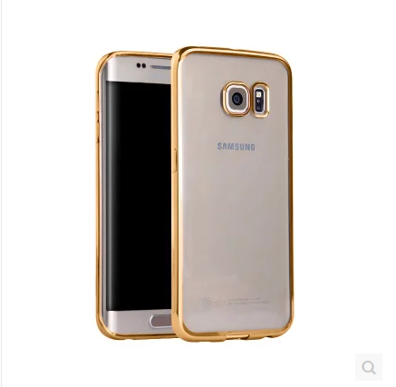 Samsung Galaxy S7 Edge Étui Or Coque De Téléphone Tout Compris Étoile Silicone Transparent