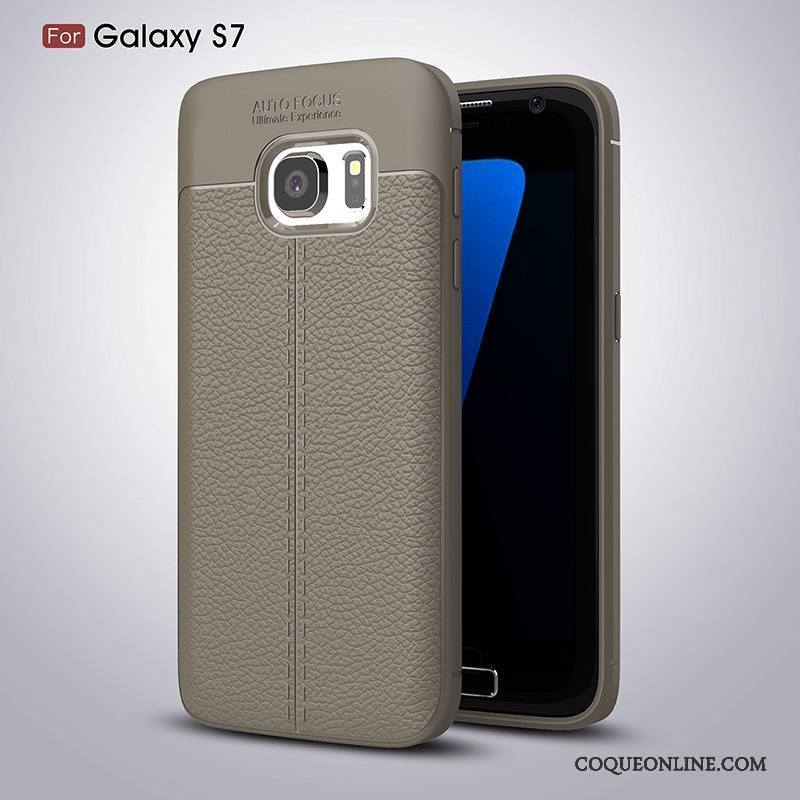 Samsung Galaxy S7 Fluide Doux Créatif Étoile Incassable Personnalité Coque De Téléphone Gris
