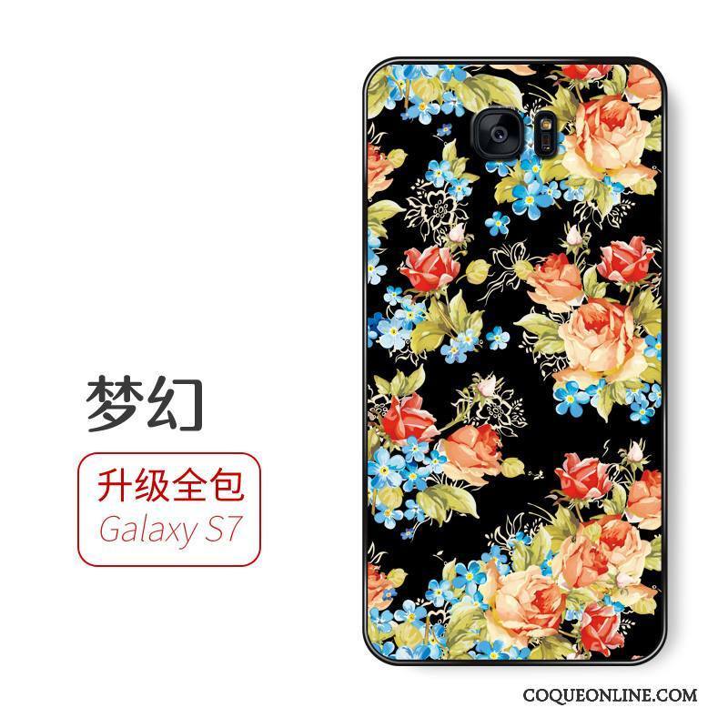 Samsung Galaxy S7 Incassable Jaune Tout Compris Fluide Doux Coque De Téléphone Protection Ornements Suspendus