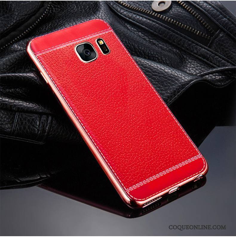 Samsung Galaxy S7 Étoile Protection Étui Rouge Incassable Coque De Téléphone