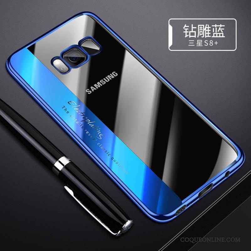 Samsung Galaxy S8+ Coque Bleu Nouveau Tout Compris Étoile Incassable Transparent Légères